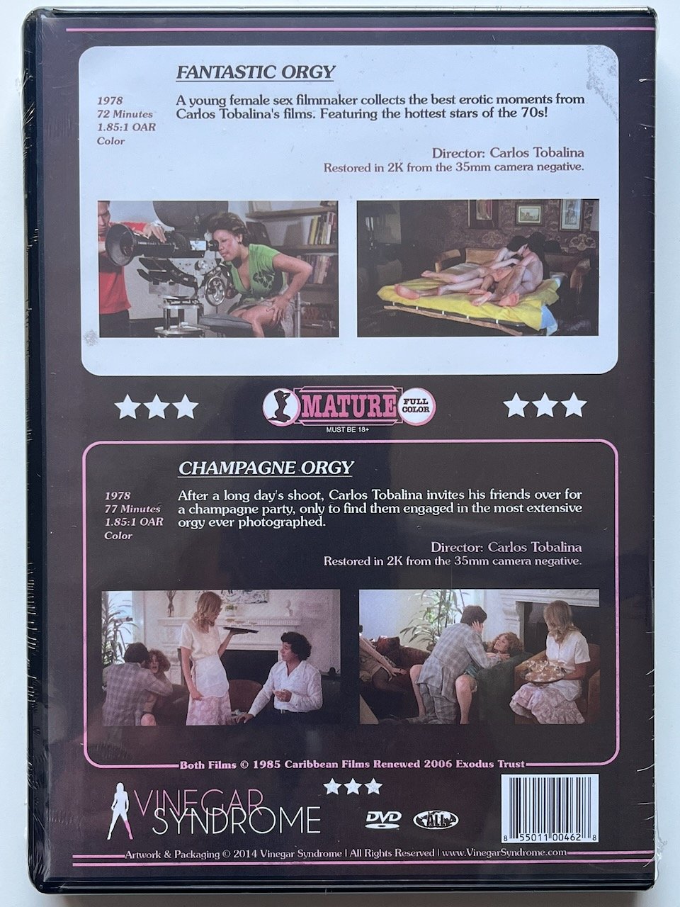 Peekarama Double Bill - FANTASTIC ORGY & FANTASTIC ORGY (1978) DVD - Annette Haven, Candida Royalle - Image 2