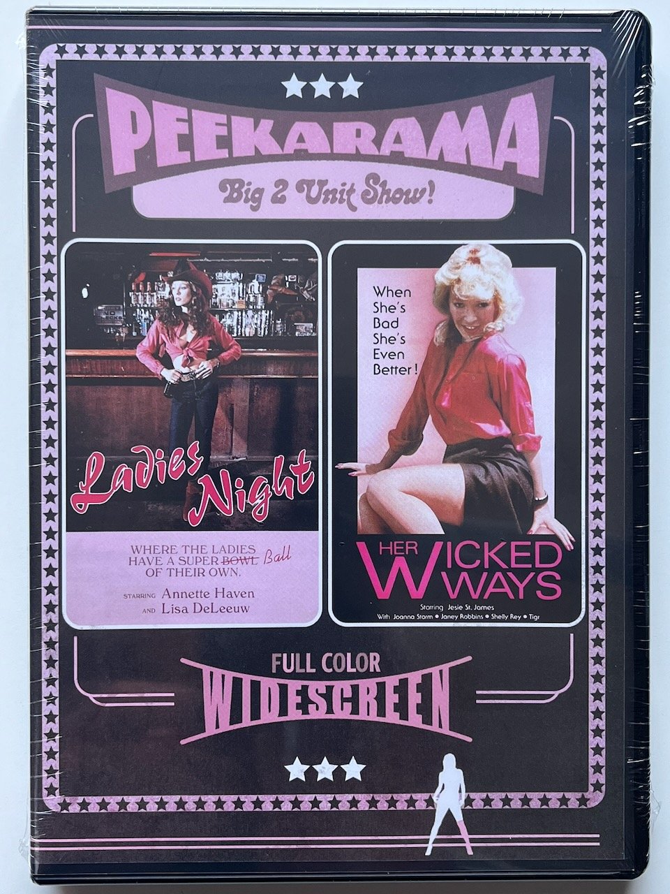 Peekarama Double Bill - LADIES NIGHT (1980) & HER WICKED WAYS (1983) DVD - Annette Haven, Lisa De Leeuw