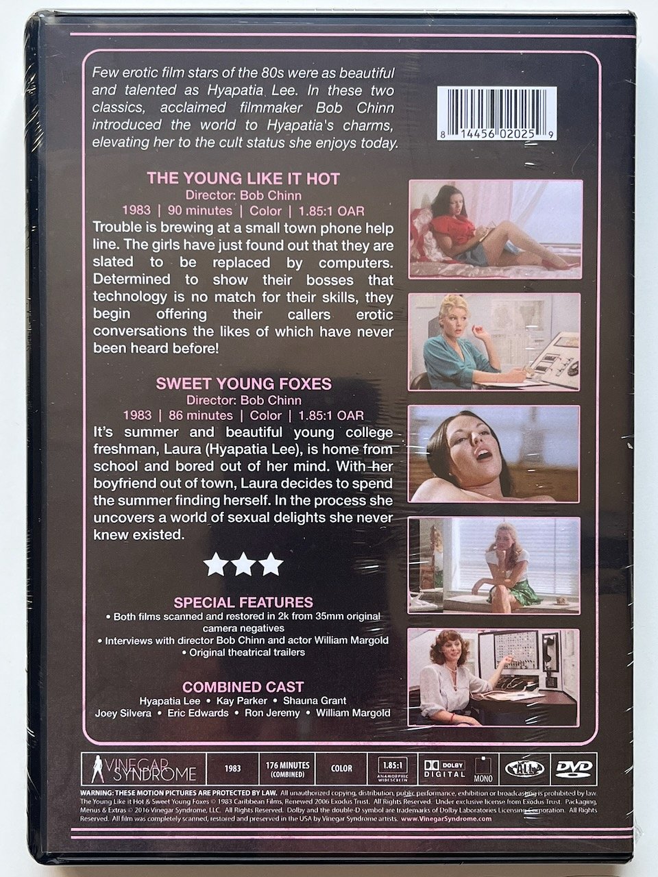 Peekarama Double Bill - THE YOUNG LIKE IT HOT & SWEET YOUNG FOXES (1983) DVD - Hyapatia Lee, Kay Parker - Image 2