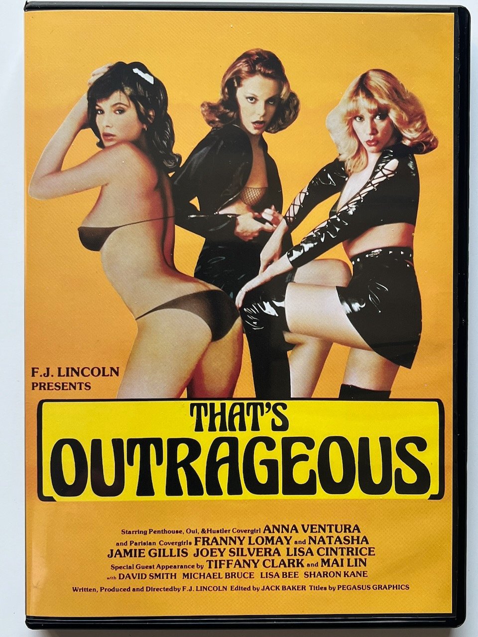 THAT’S OUTRAGEOUS (1983) DVD Mai Lin, Sharon Kane