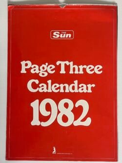 THE SUN Page 3 Calendar 1982 Linda Lusardi, Sian Adey-Jones