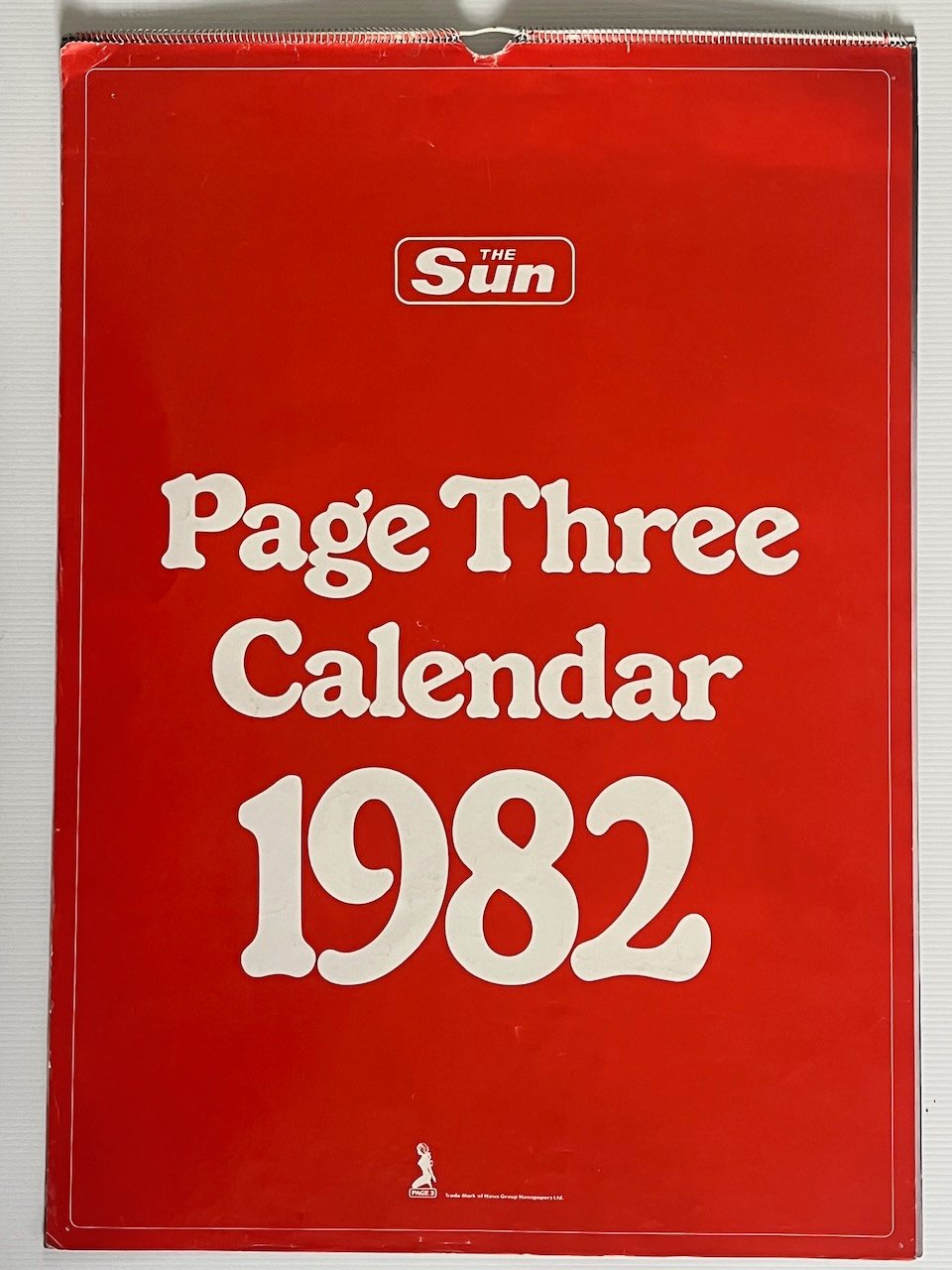 THE SUN Page 3 Calendar 1982 Linda Lusardi, Sian Adey-Jones