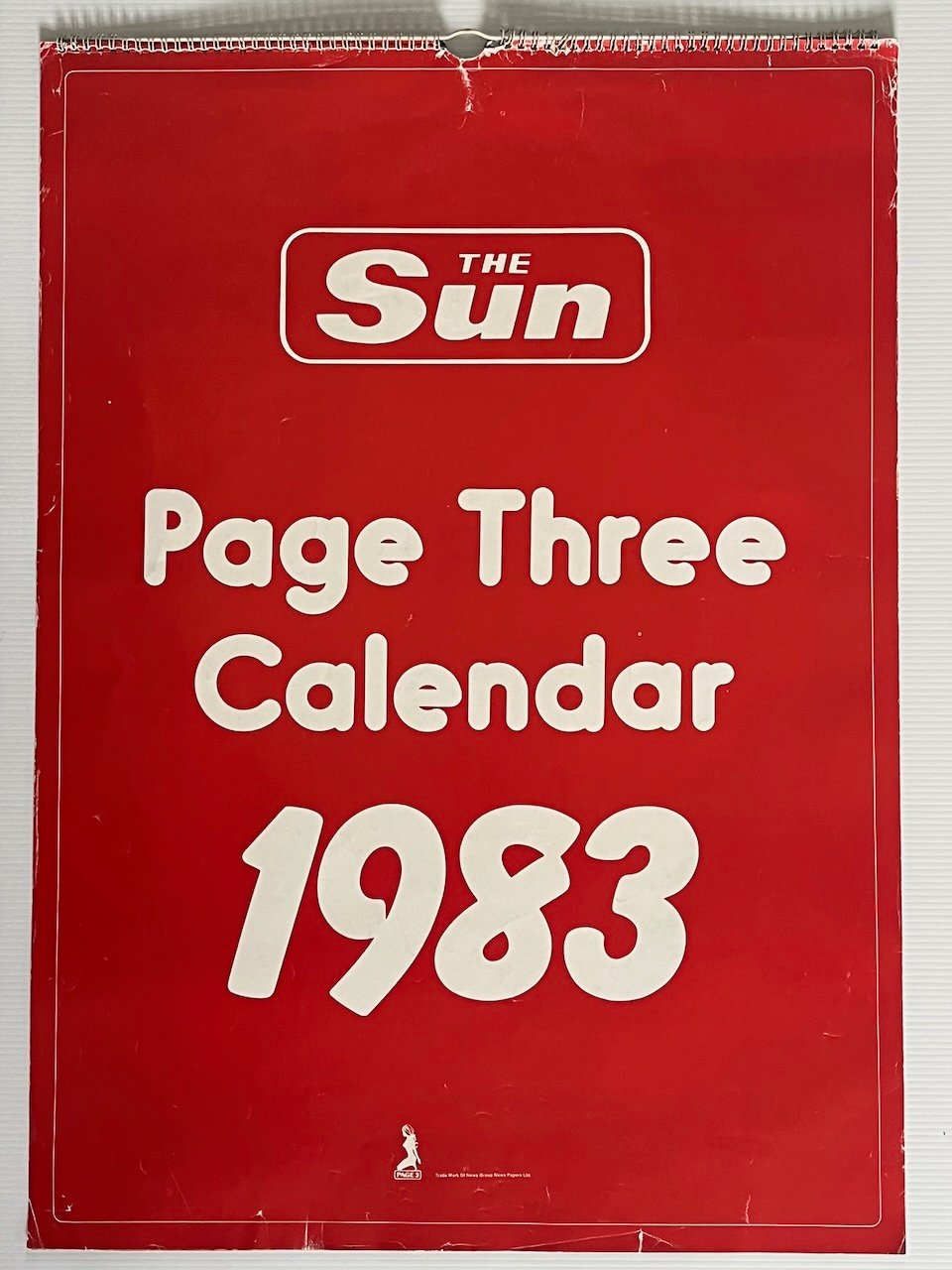THE SUN Page 3 Calendar 1983 Linda Lusardi, Sian Adey-Jones