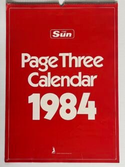 THE SUN Page 3 Calendar 1984 Linda Lusardi, Corinne Russell