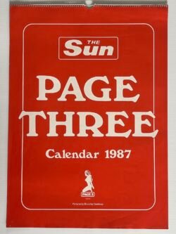 THE SUN Page 3 Calendar 1987 Samantha Fox, Maria Whittaker, Linda Lusardi, Suzanne Mizzi