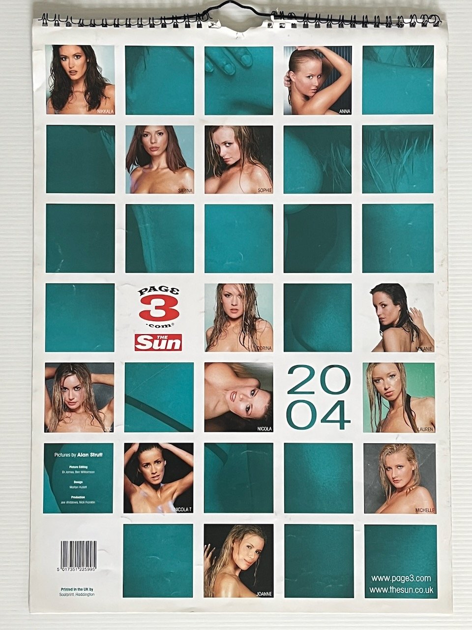 THE SUN Page 3 Calendar 2004 - Image 2