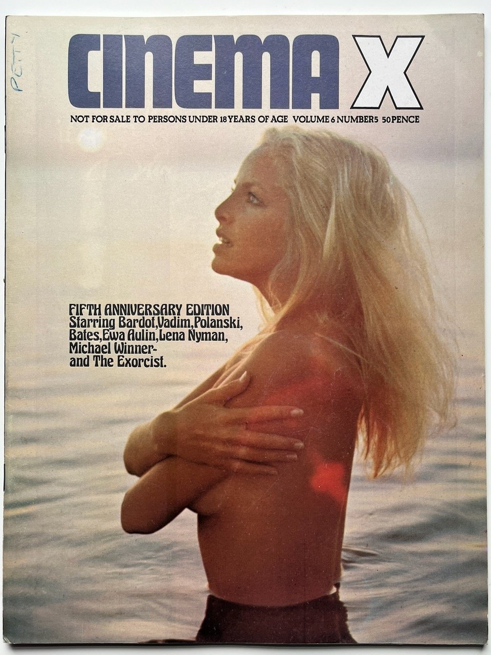Cinema X Vol 6 No 5 Sydne Rome & Ewa Aulin