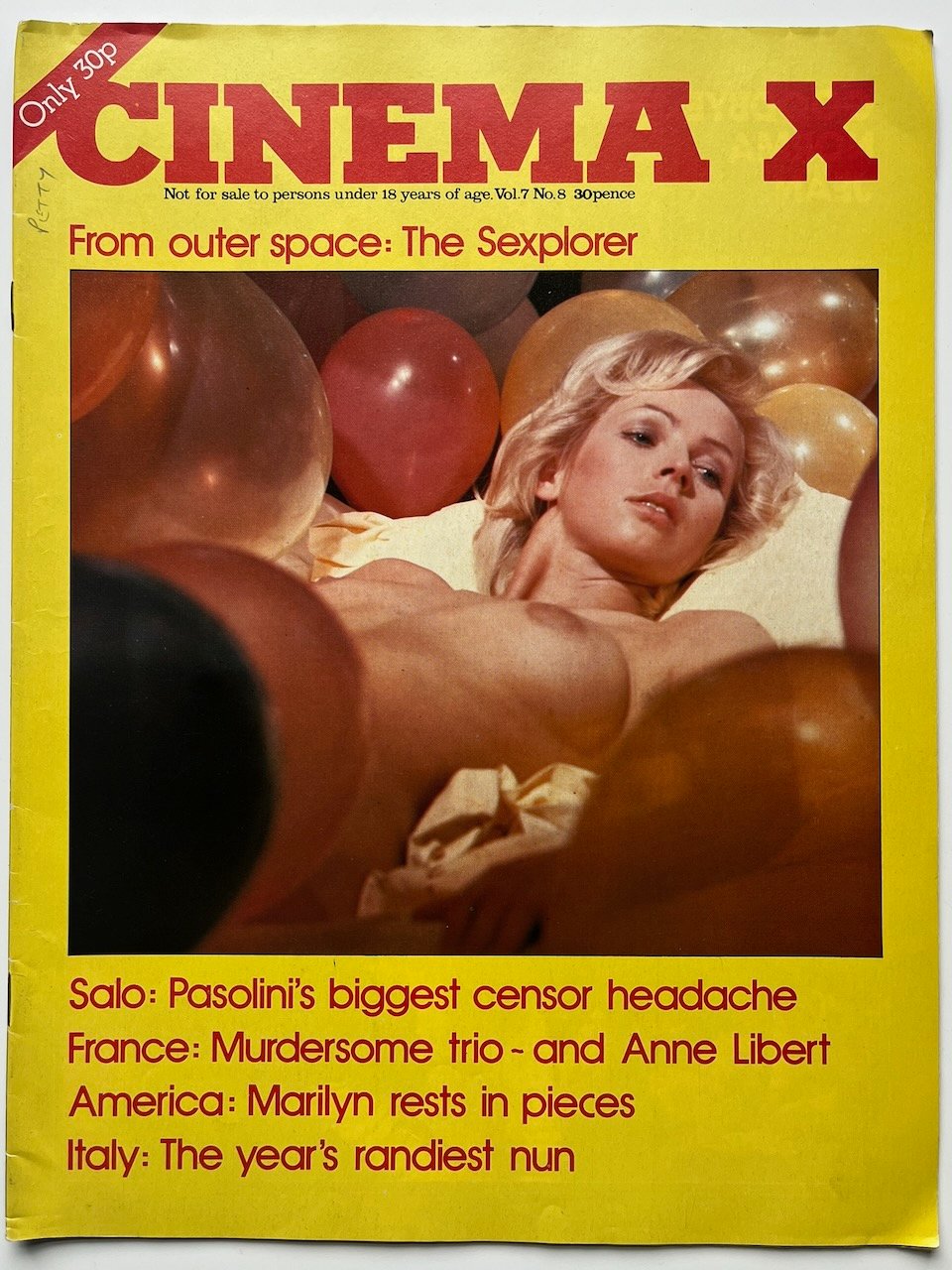 Cinema X Vol 7 No 8 Anne Libert (c)