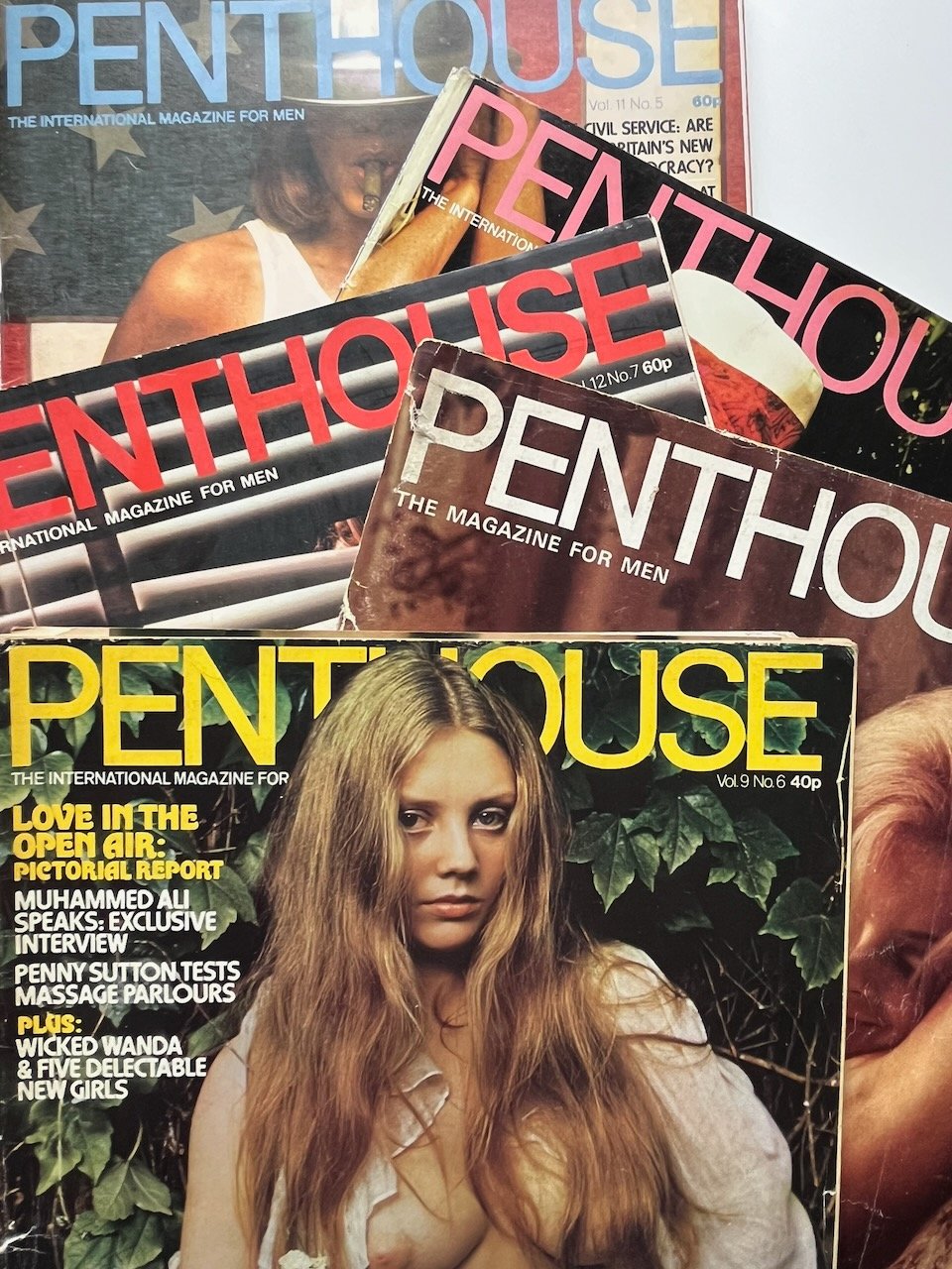 Clearance Bundle of 5 Penthouse Magazines