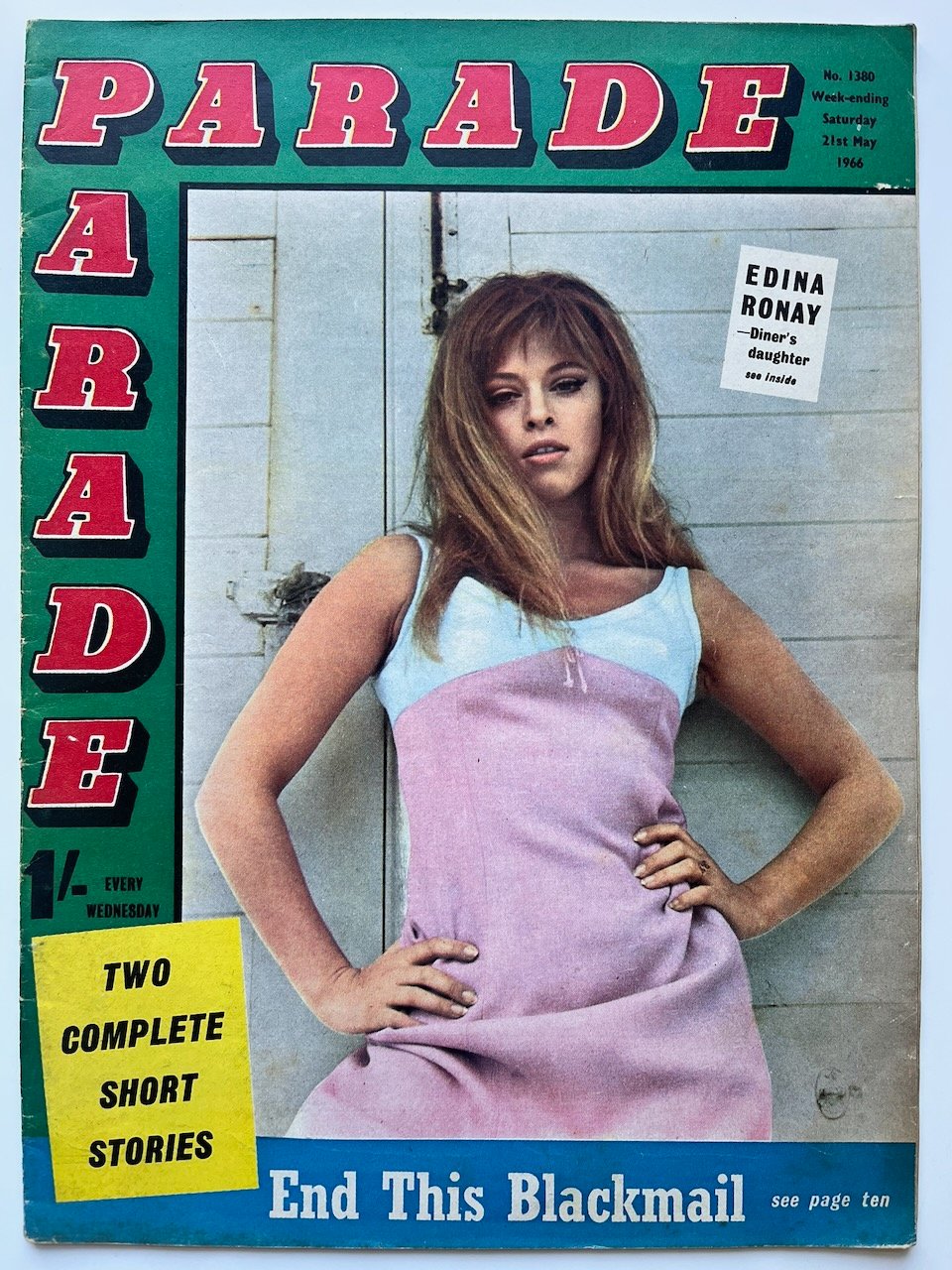 Parade No 1380 21 May 1966 Edina Ronay & Barbara Bouchet