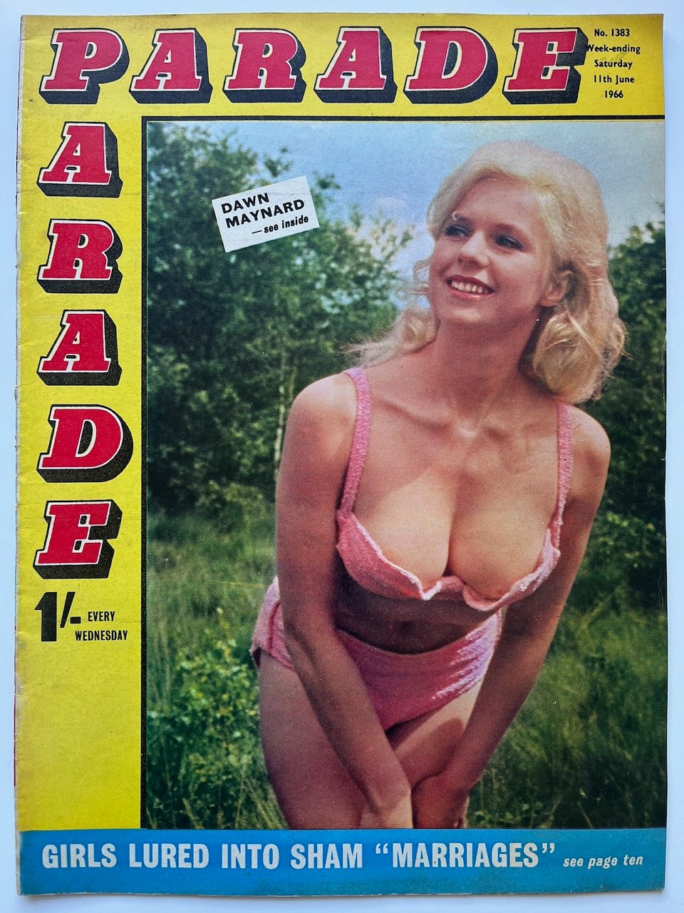 Parade No 1383 11 Jun 1966 Edy Williams