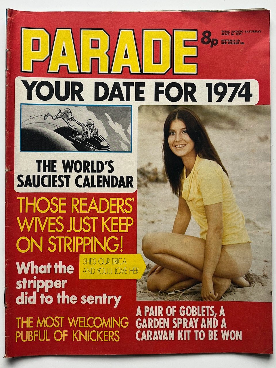 Parade 16 Jun 1973 Knickers Bar, Benny Hill